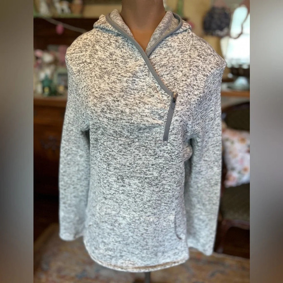 Kyodan Outdoor Gray Hooded Sweatshirt Girls Large - Picture 3 of 6